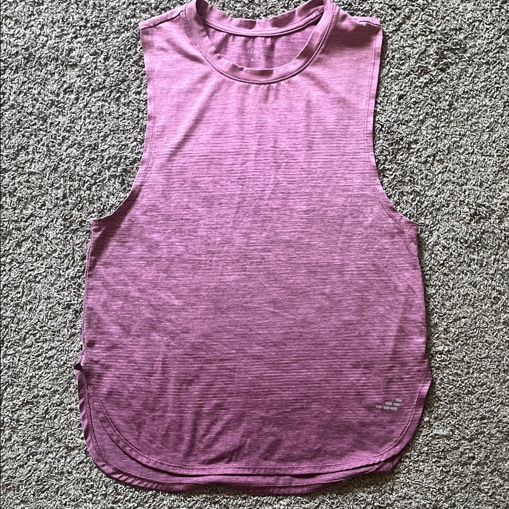 BCG Women's Heathered Purple Muscle Tee
